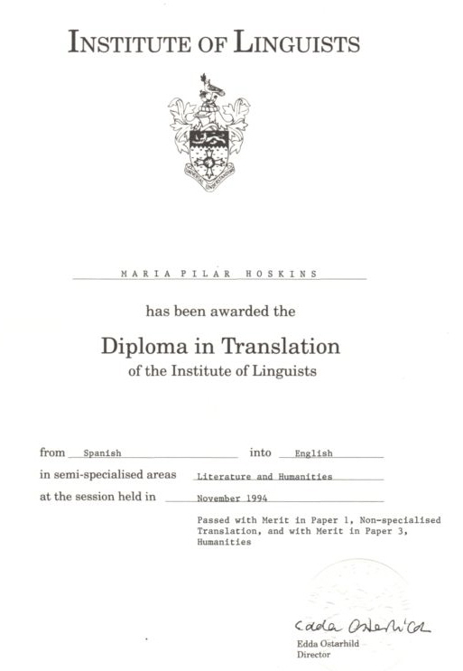 Click to view diploma